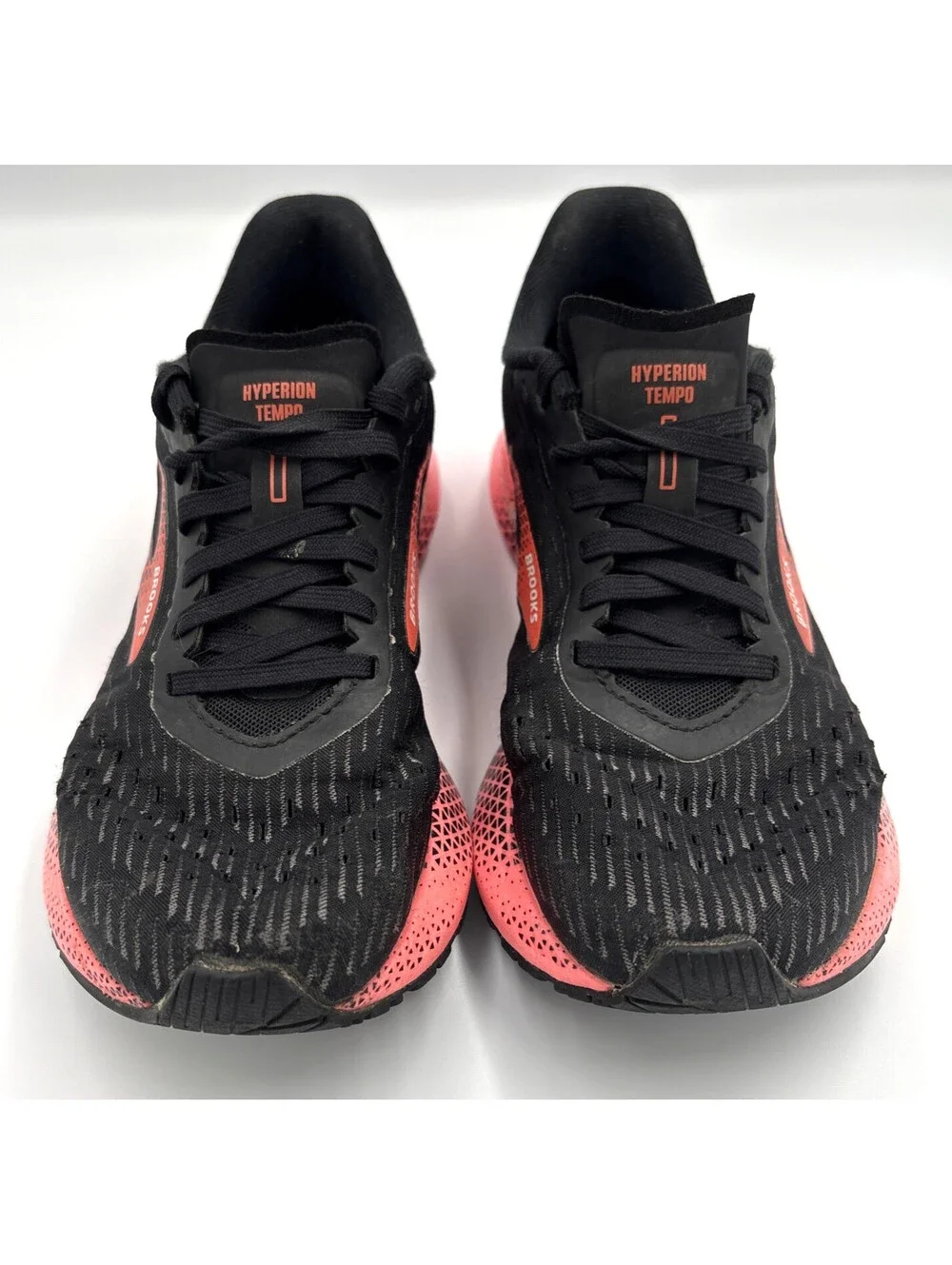 Brooks Hyperion Tempo Running Shoes Women's Size 7 Black Pink Trainers